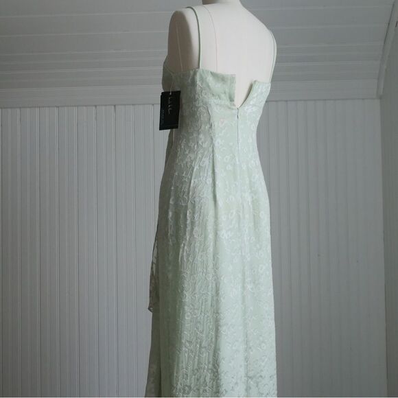 NWT dead/old stock burnout velvet minty mermaid maxi dress - Picture 12 of 13